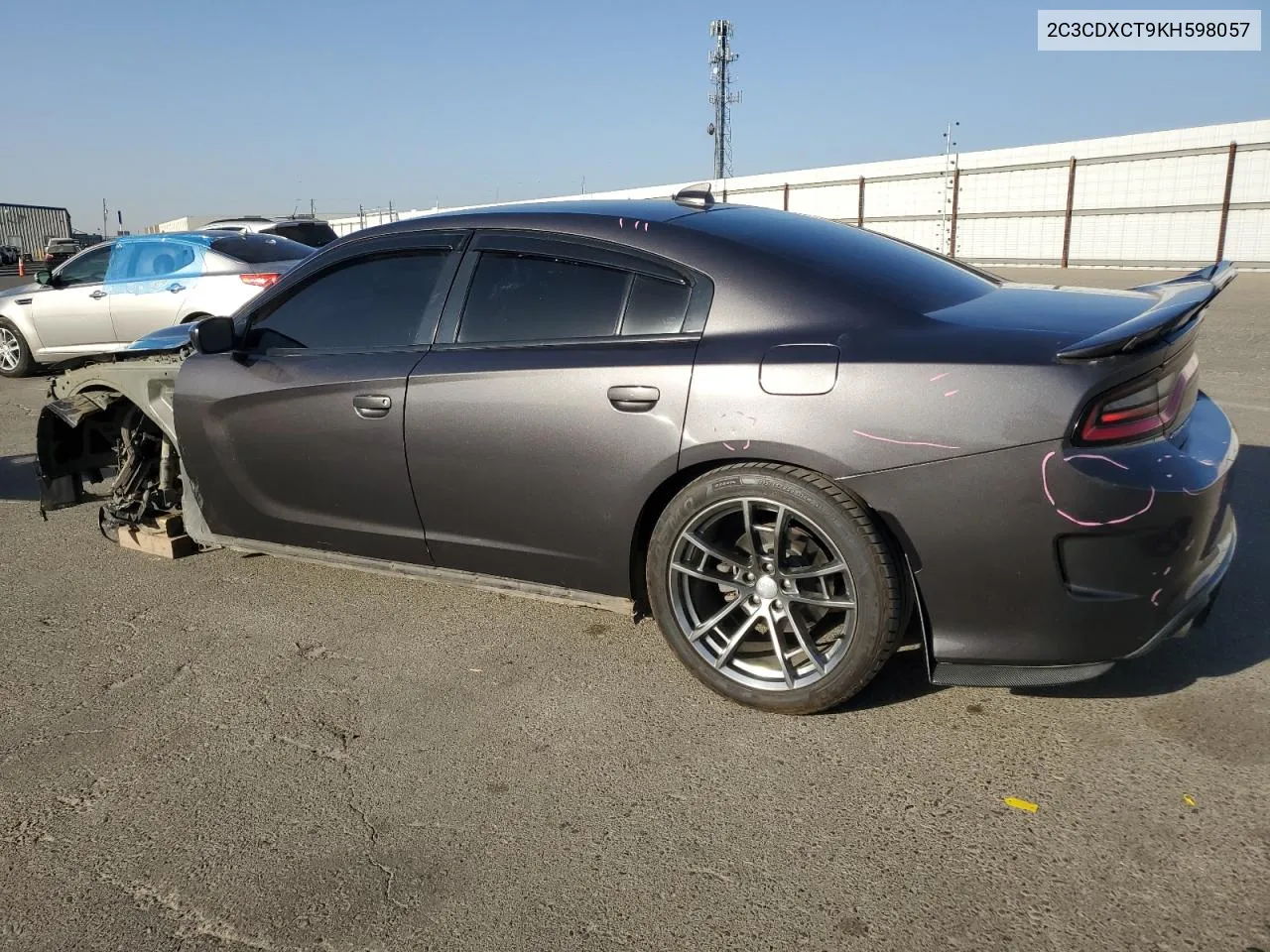 2019 Dodge Charger R/T VIN: 2C3CDXCT9KH598057 Lot: 70684164