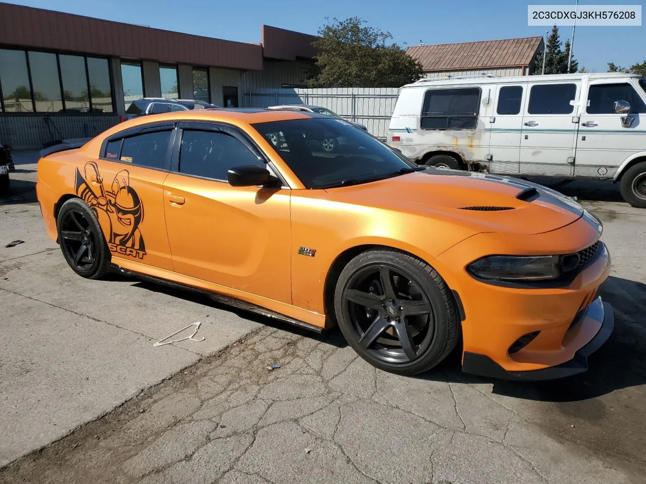 2019 Dodge Charger Scat Pack VIN: 2C3CDXGJ3KH576208 Lot: 70778924