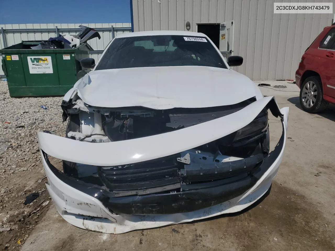 2C3CDXJG8KH743479 2019 Dodge Charger Sxt