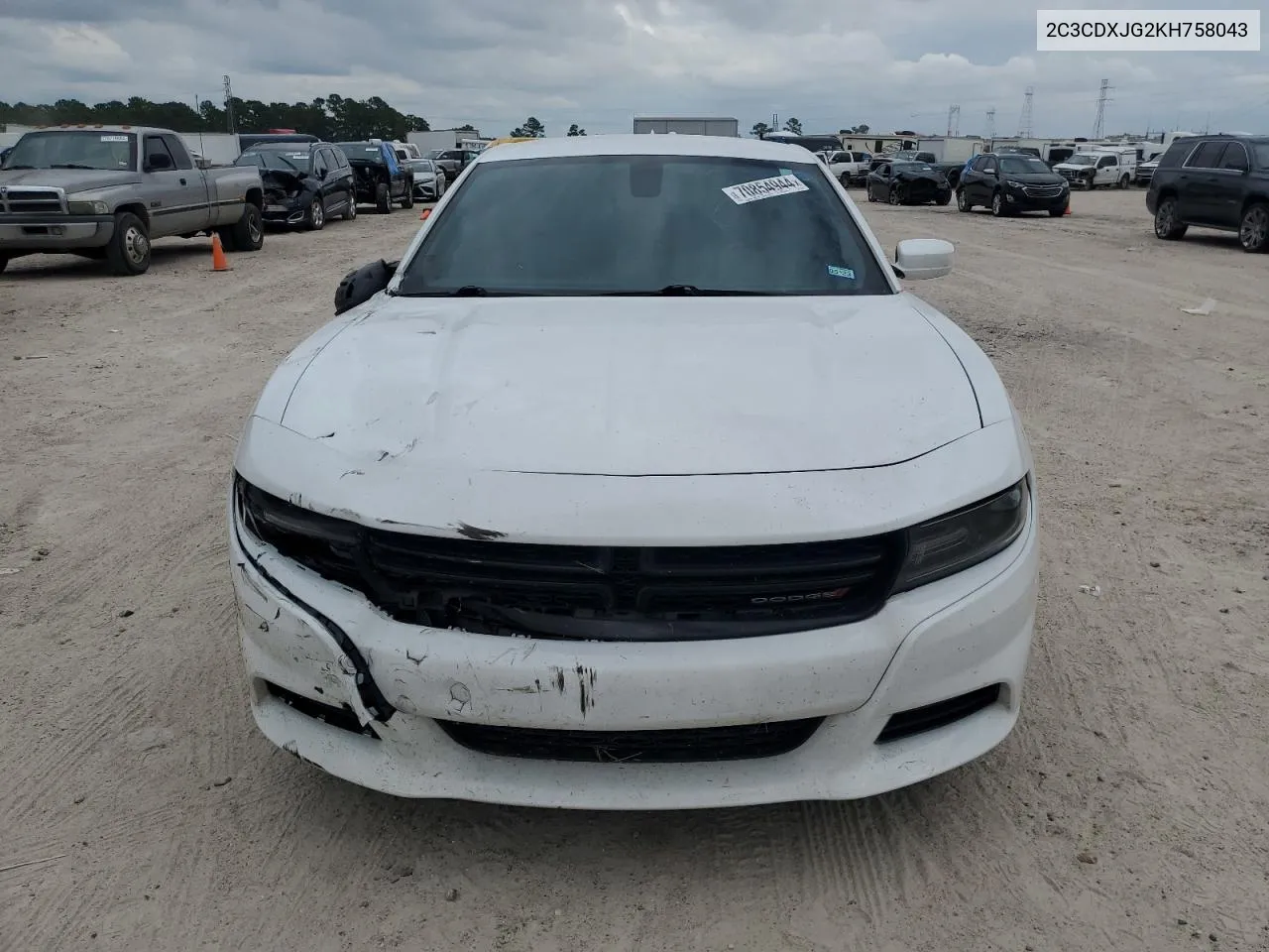 2019 Dodge Charger Sxt VIN: 2C3CDXJG2KH758043 Lot: 70854944