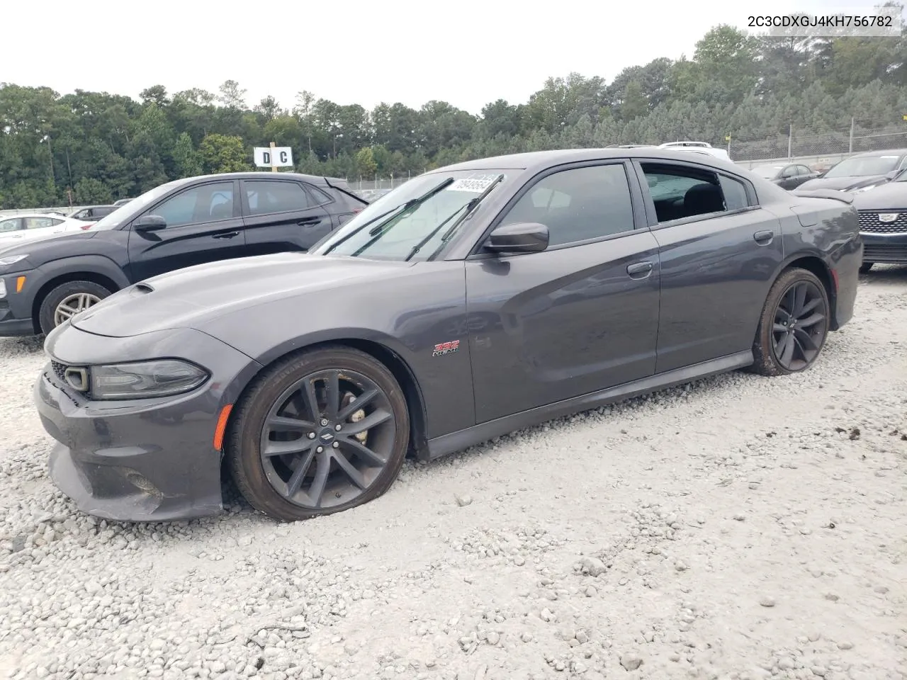 2019 Dodge Charger Scat Pack VIN: 2C3CDXGJ4KH756782 Lot: 70949564