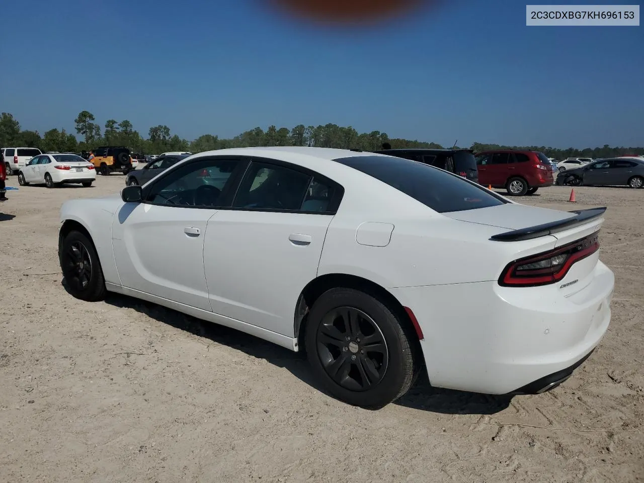 2019 Dodge Charger Sxt VIN: 2C3CDXBG7KH696153 Lot: 71017484