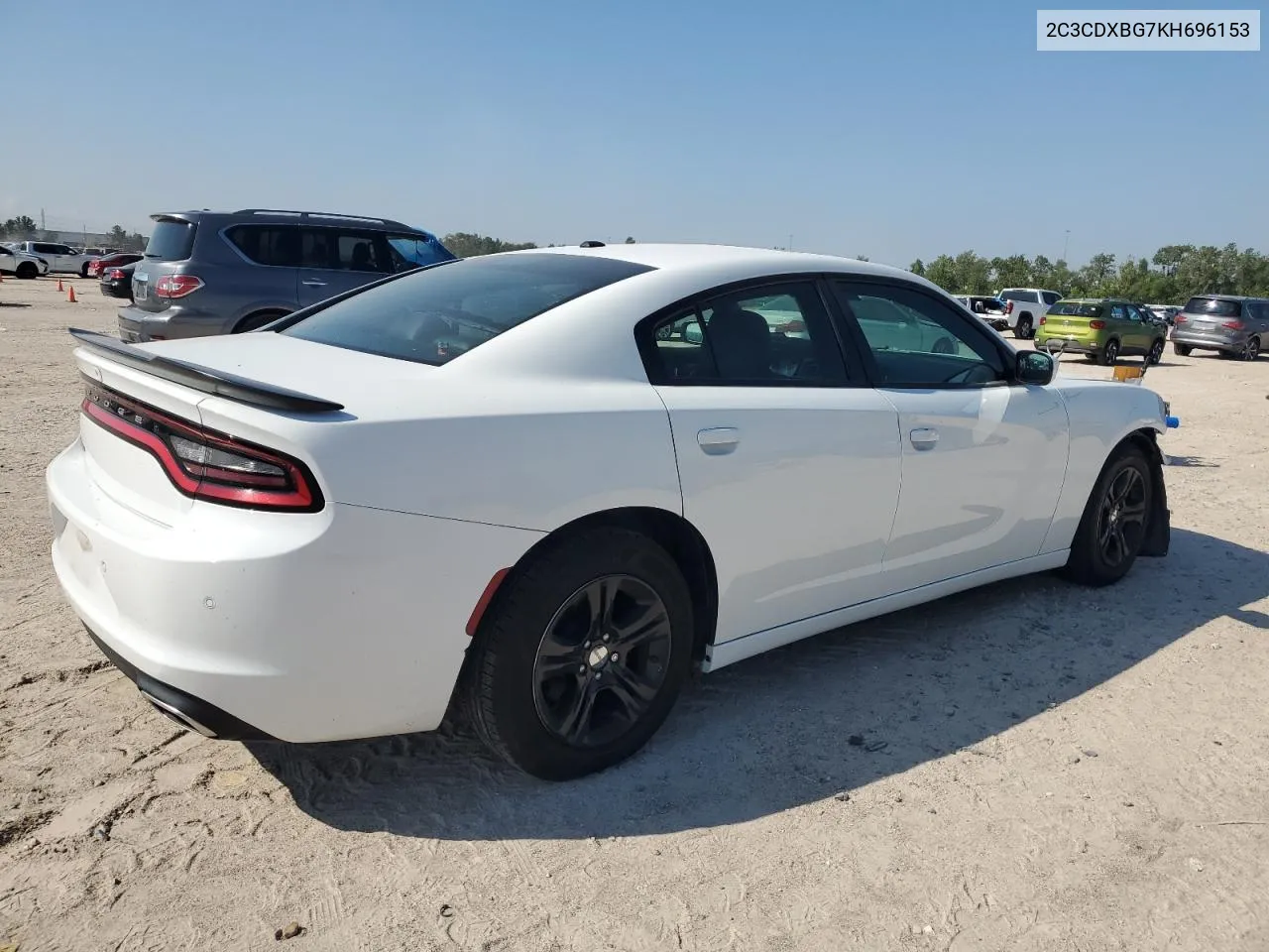 2019 Dodge Charger Sxt VIN: 2C3CDXBG7KH696153 Lot: 71017484