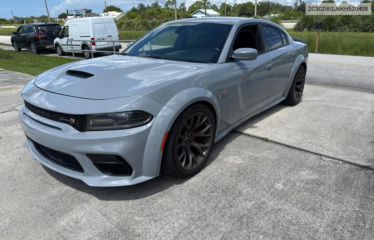 2019 Dodge Charger Scat Pack VIN: 2C3CDXGJ6KH520408 Lot: 71054444