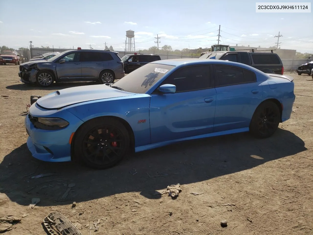 2019 Dodge Charger Scat Pack VIN: 2C3CDXGJ9KH611124 Lot: 71176394