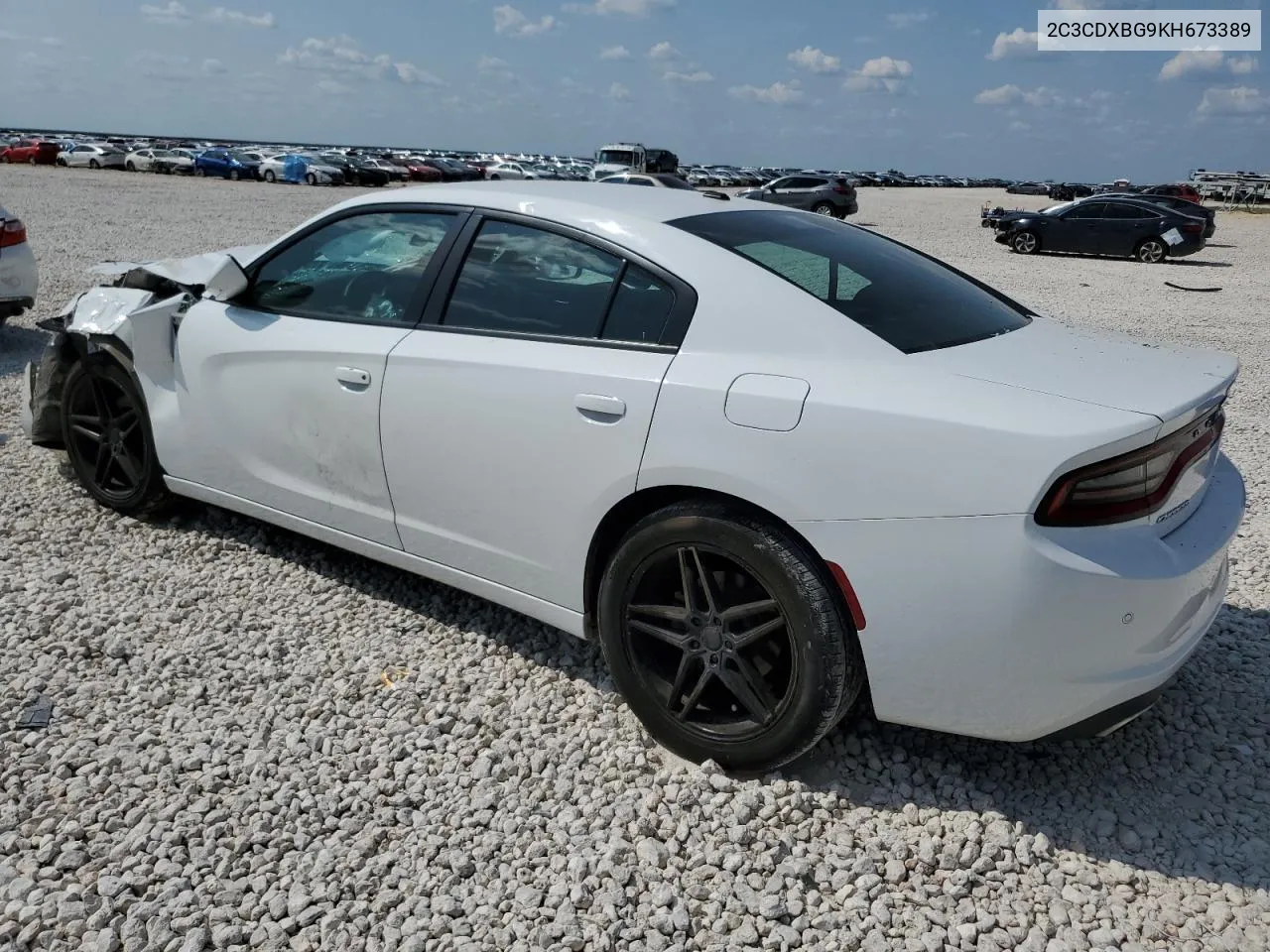 2019 Dodge Charger Sxt VIN: 2C3CDXBG9KH673389 Lot: 71239604