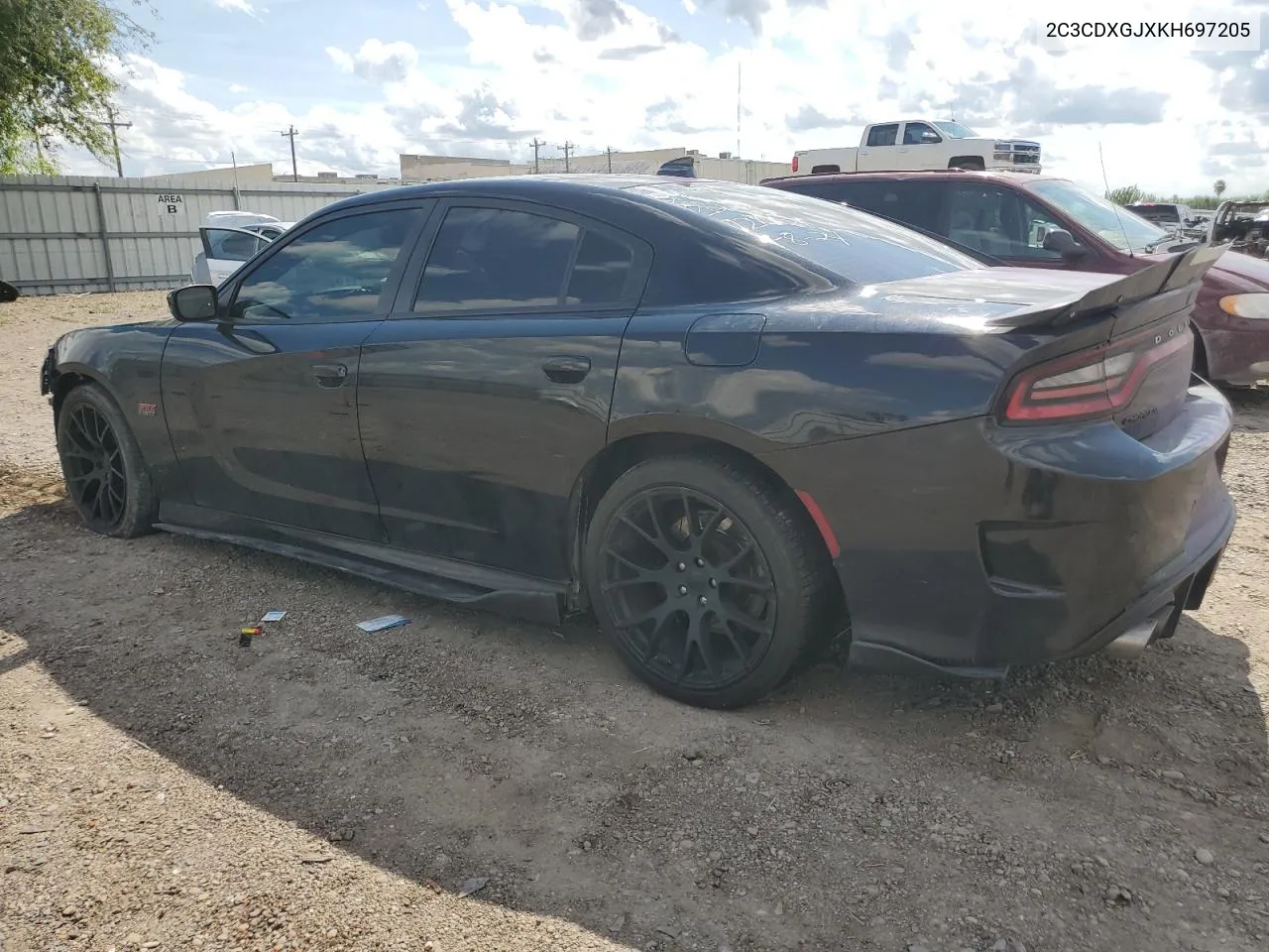 2019 Dodge Charger Scat Pack VIN: 2C3CDXGJXKH697205 Lot: 71245554