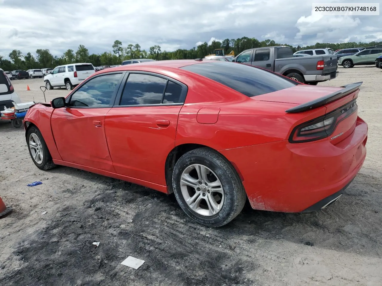 2019 Dodge Charger Sxt VIN: 2C3CDXBG7KH748168 Lot: 71355924