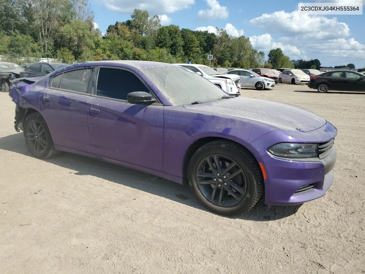 2C3CDXJG4KH555364 2019 Dodge Charger Sxt