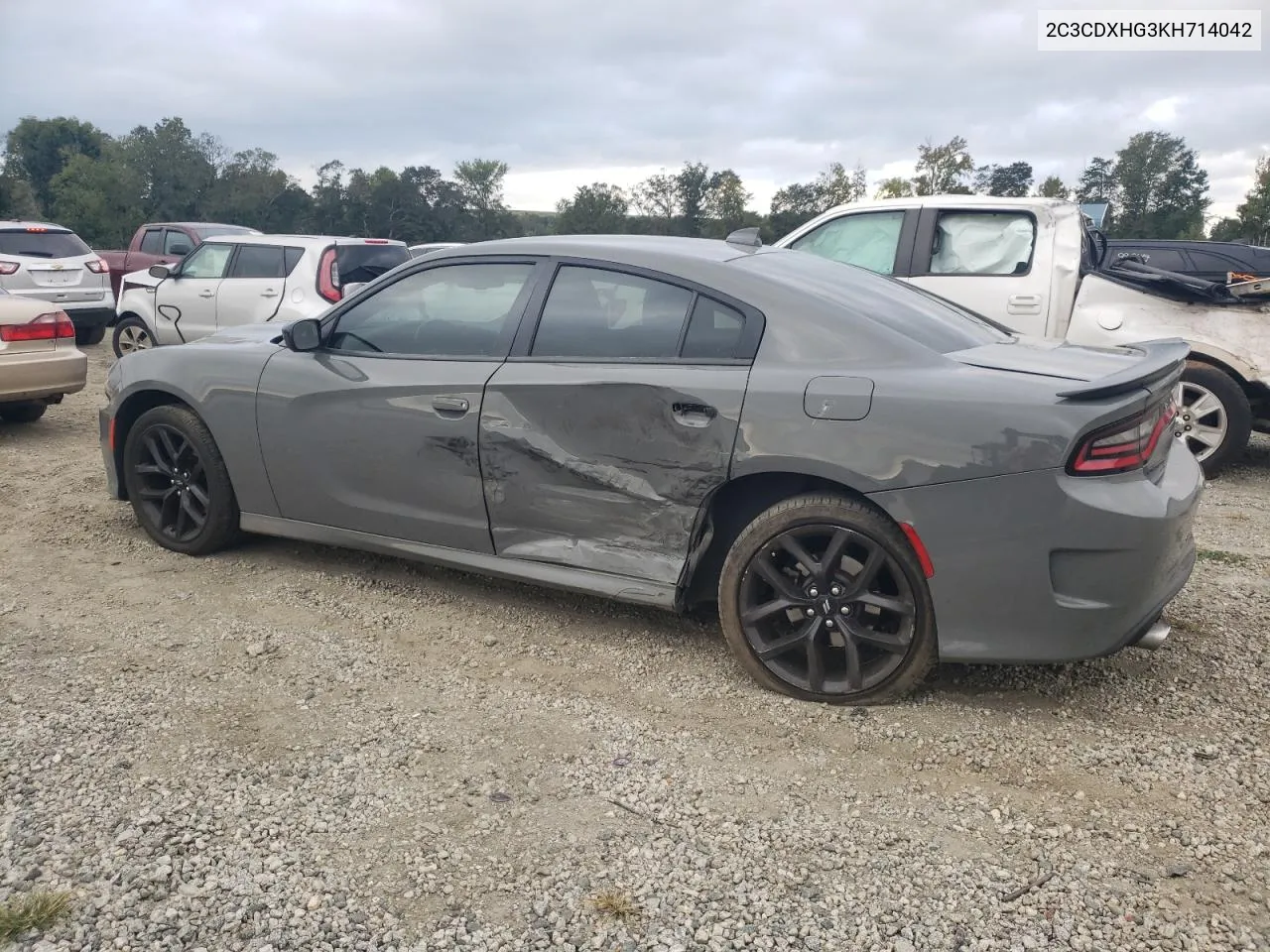 2019 Dodge Charger Gt VIN: 2C3CDXHG3KH714042 Lot: 71547144