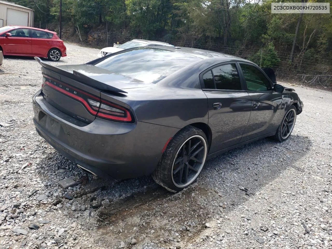 2019 Dodge Charger Sxt VIN: 2C3CDXBG0KH720535 Lot: 71623394