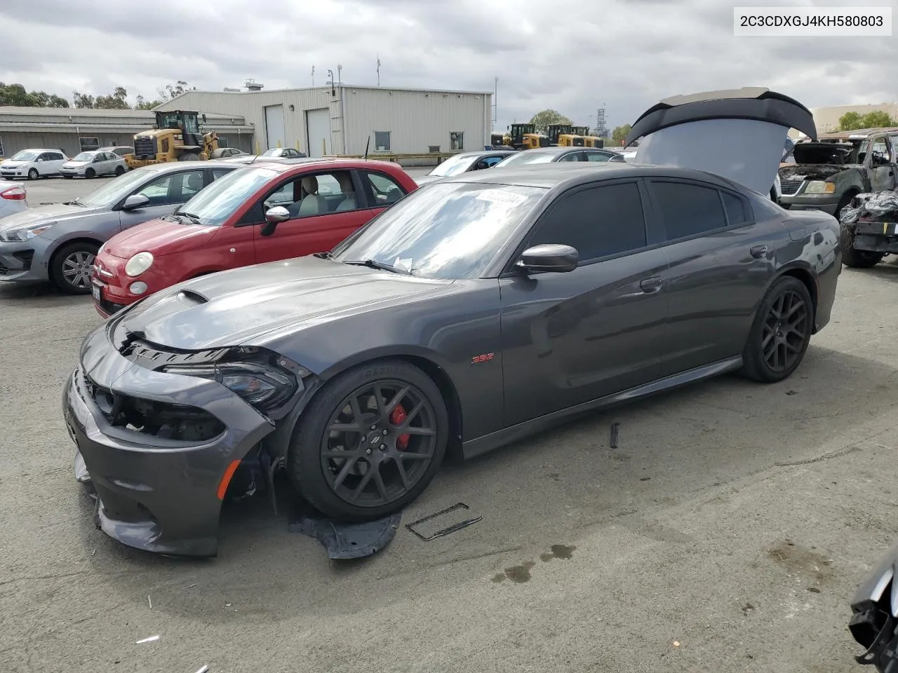 2019 Dodge Charger Scat Pack VIN: 2C3CDXGJ4KH580803 Lot: 71783004