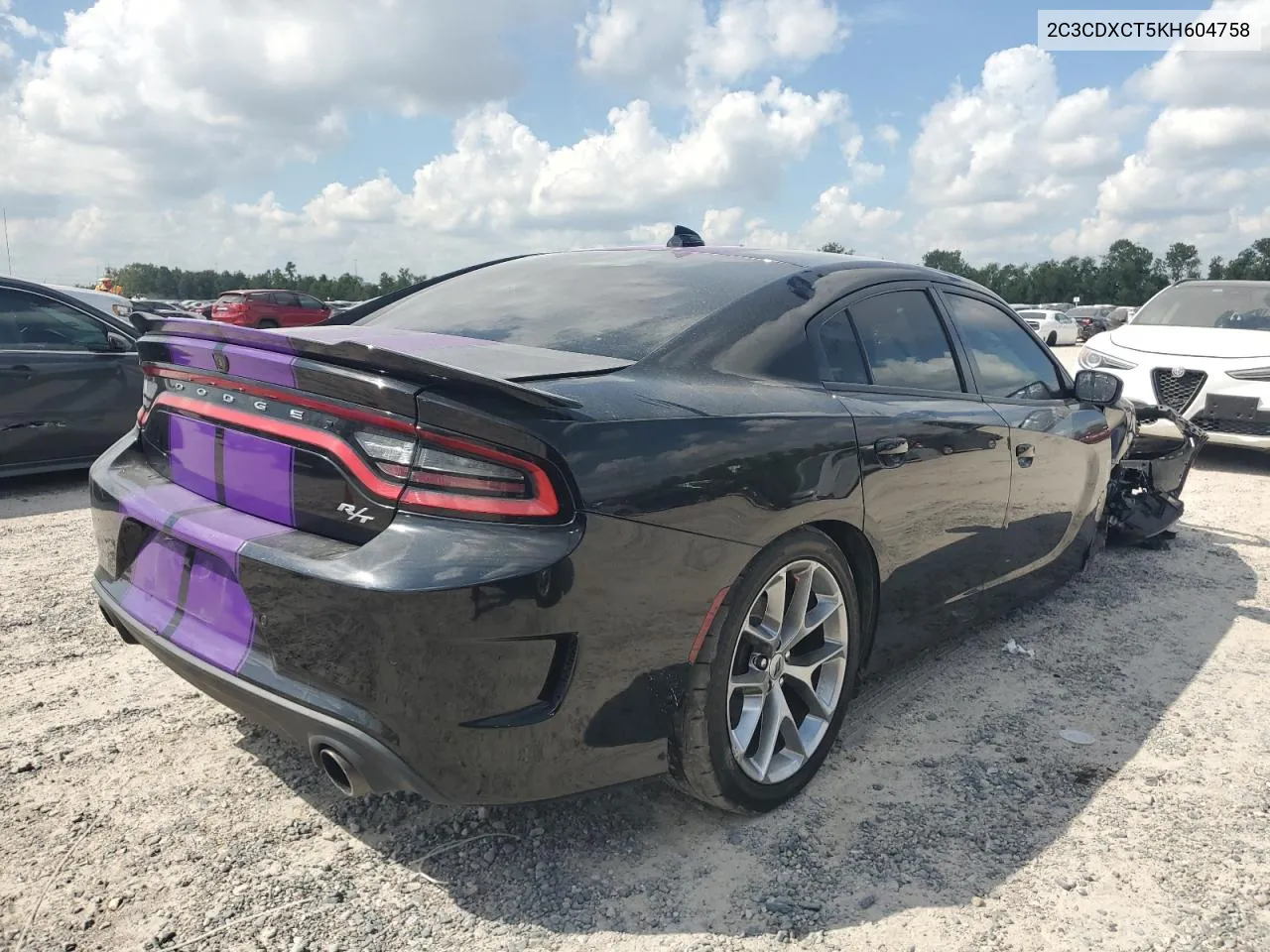 2019 Dodge Charger R/T VIN: 2C3CDXCT5KH604758 Lot: 71810104