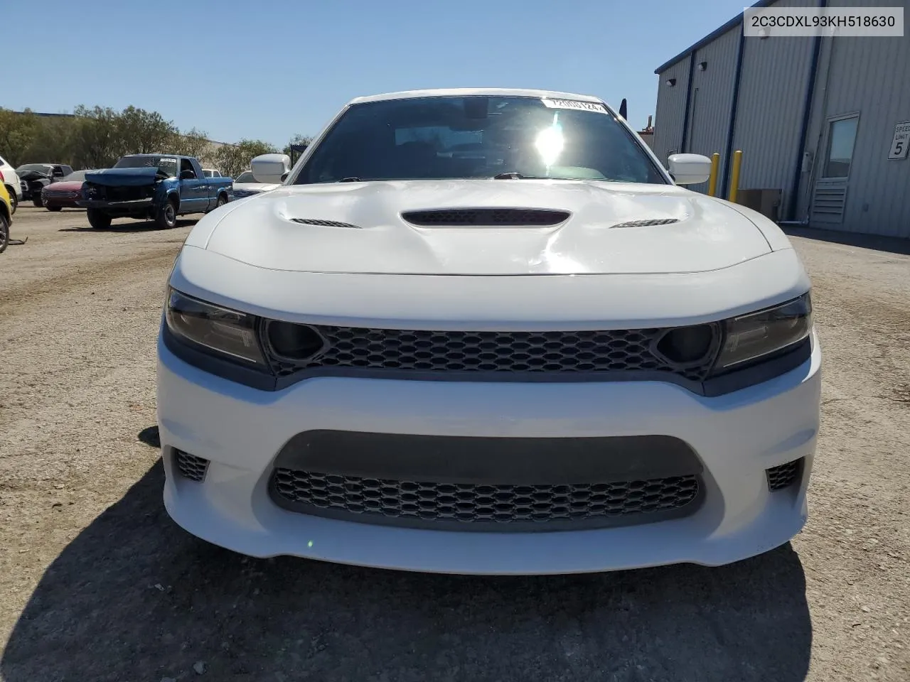 2019 Dodge Charger Srt Hellcat VIN: 2C3CDXL93KH518630 Lot: 72008124