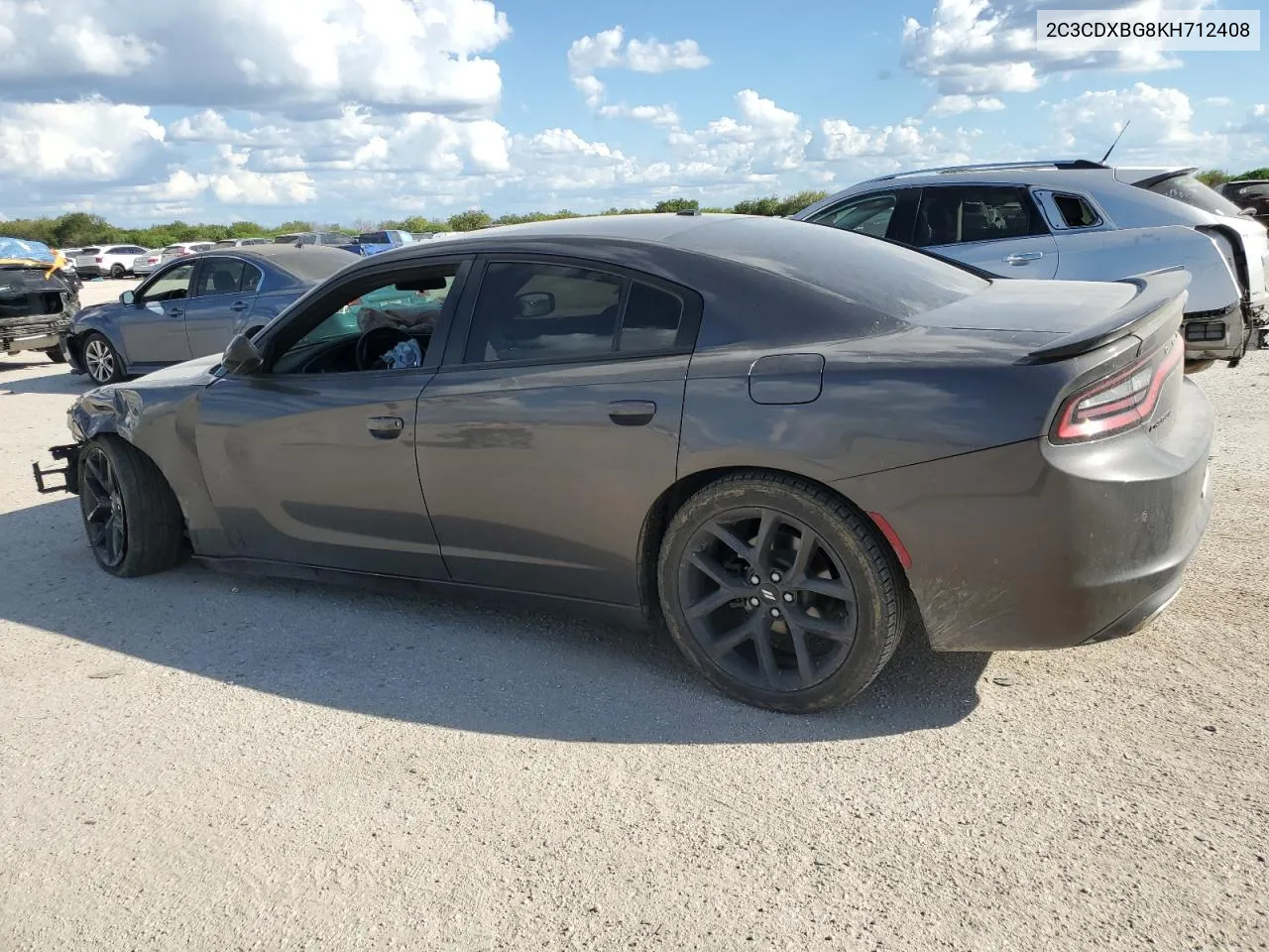 2019 Dodge Charger Sxt VIN: 2C3CDXBG8KH712408 Lot: 72038324