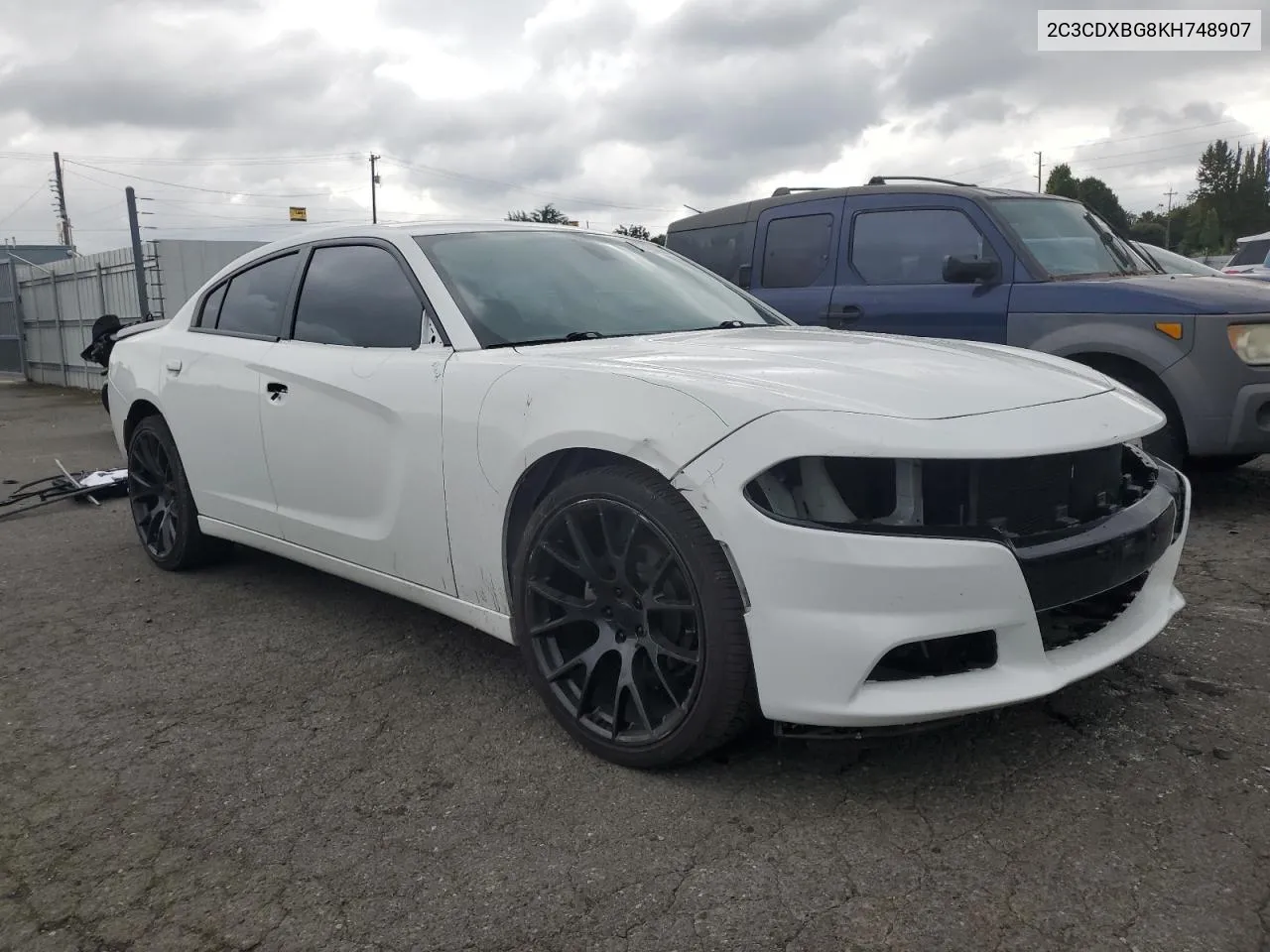 2C3CDXBG8KH748907 2019 Dodge Charger Sxt