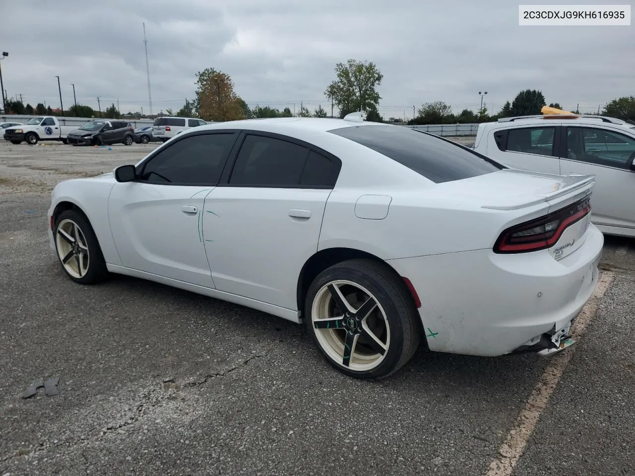 2019 Dodge Charger Sxt VIN: 2C3CDXJG9KH616935 Lot: 72228634