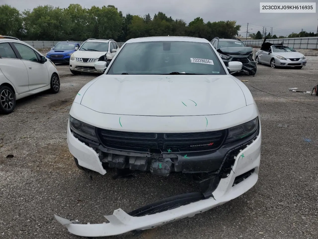 2C3CDXJG9KH616935 2019 Dodge Charger Sxt