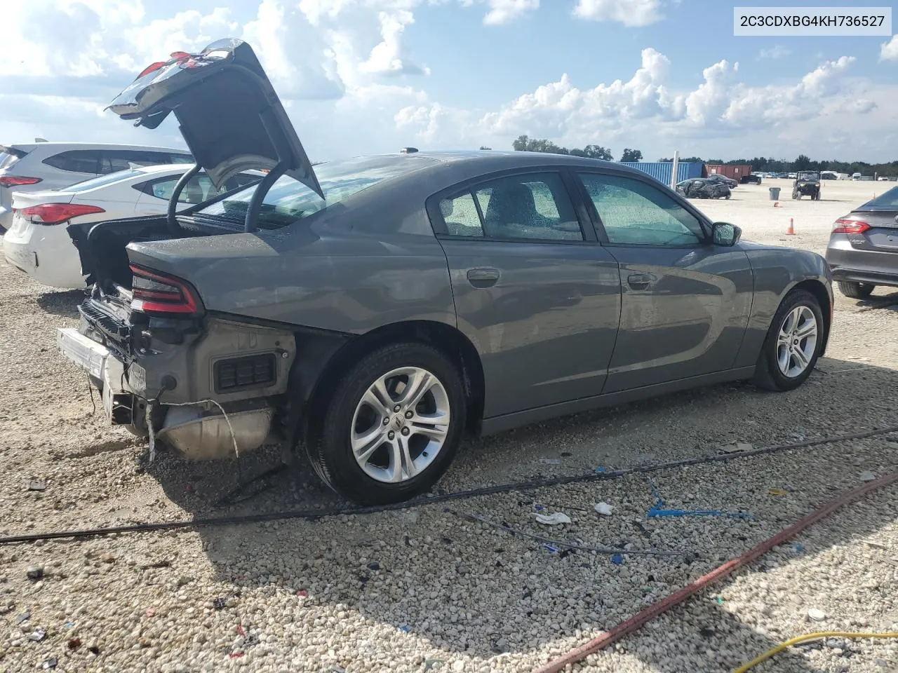 2C3CDXBG4KH736527 2019 Dodge Charger Sxt