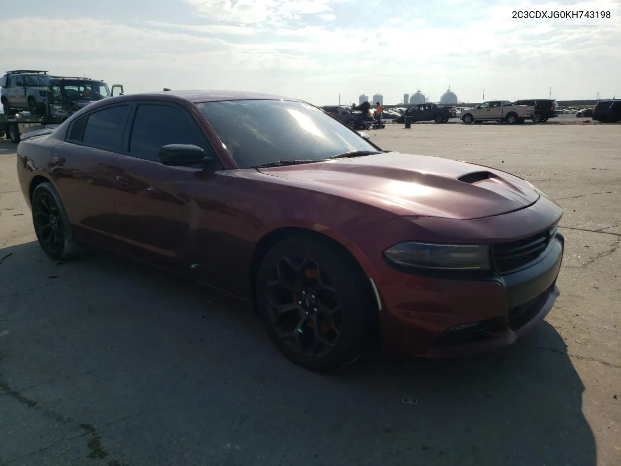 2019 Dodge Charger Sxt VIN: 2C3CDXJG0KH743198 Lot: 72274934