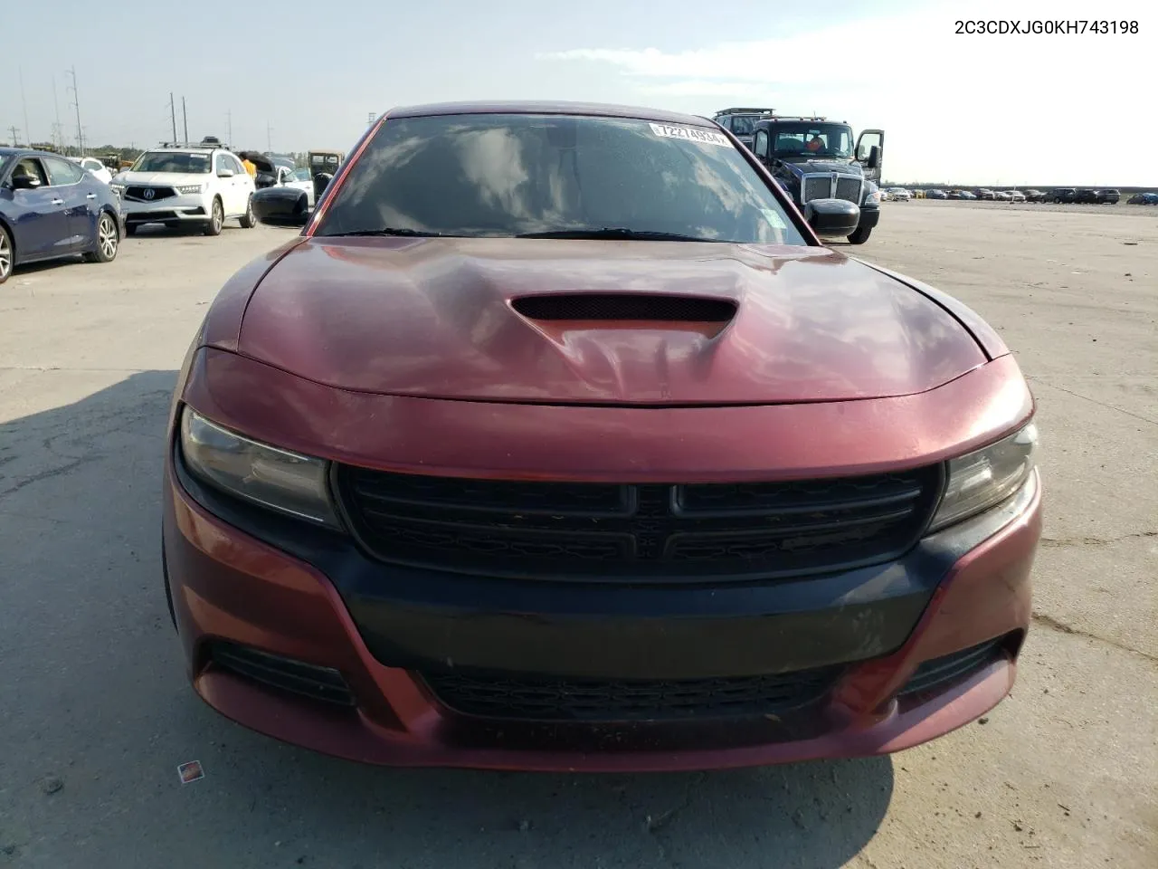 2C3CDXJG0KH743198 2019 Dodge Charger Sxt