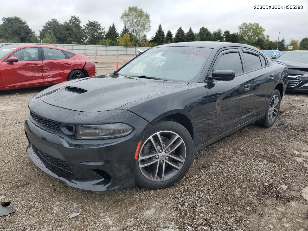 2019 Dodge Charger Sxt VIN: 2C3CDXJG0KH505383 Lot: 72405594