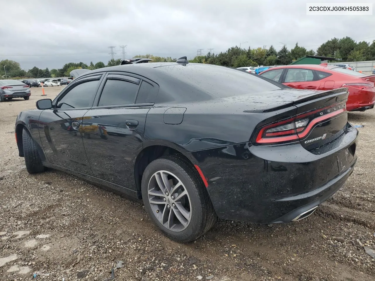 2019 Dodge Charger Sxt VIN: 2C3CDXJG0KH505383 Lot: 72405594