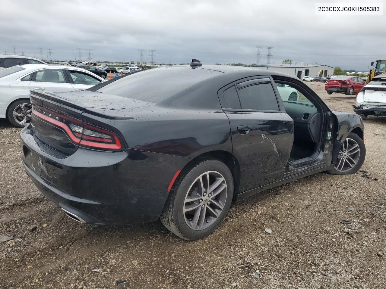 2019 Dodge Charger Sxt VIN: 2C3CDXJG0KH505383 Lot: 72405594