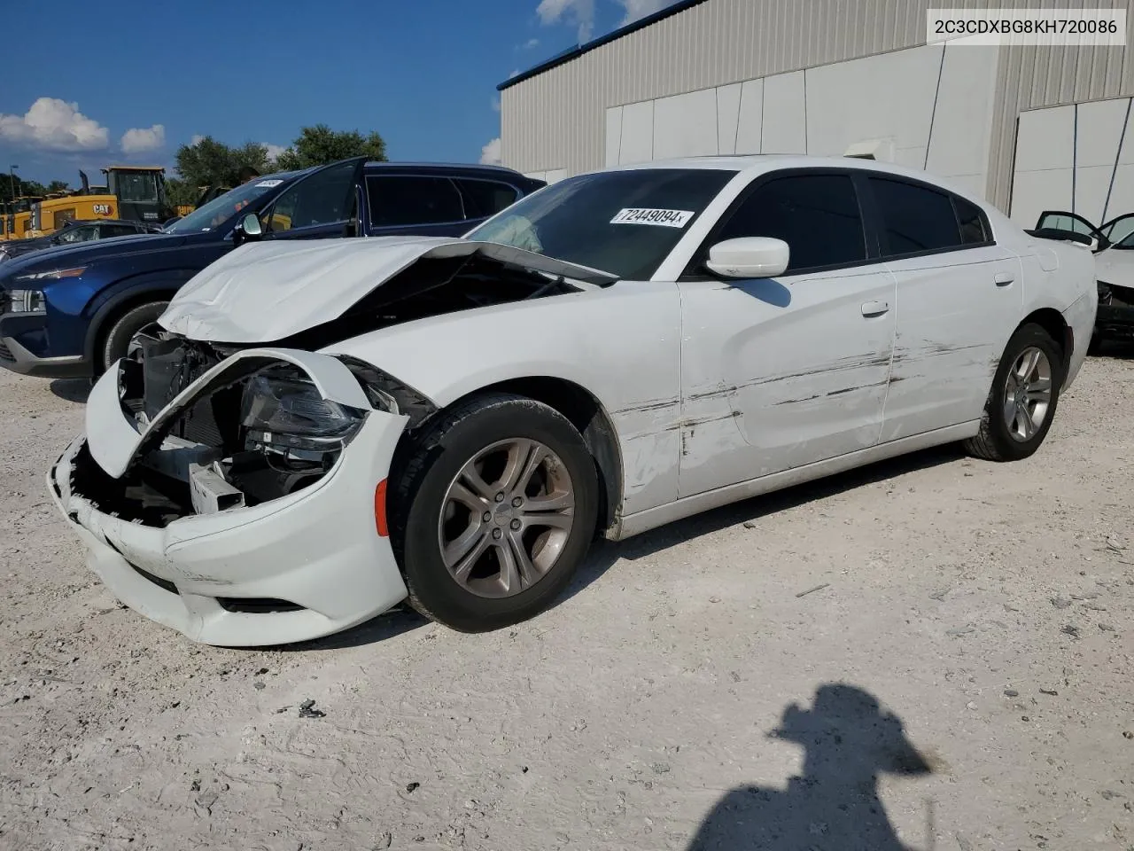 2C3CDXBG8KH720086 2019 Dodge Charger Sxt