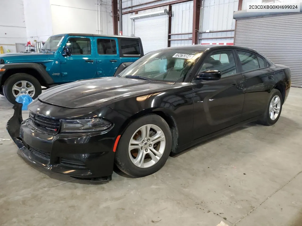 2019 Dodge Charger Sxt VIN: 2C3CDXBG0KH699024 Lot: 72475384