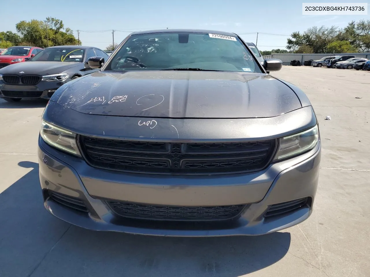 2C3CDXBG4KH743736 2019 Dodge Charger Sxt