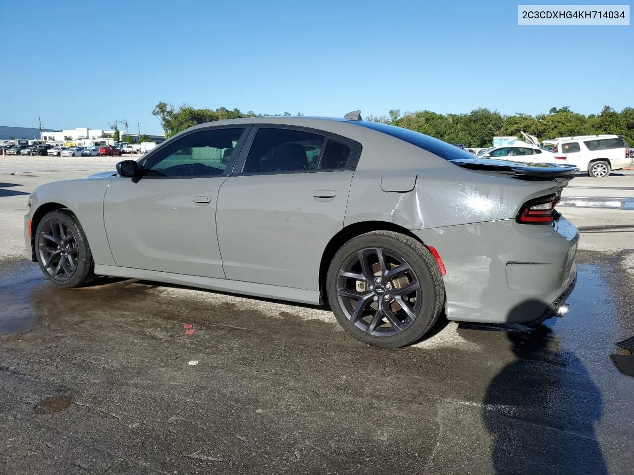 2C3CDXHG4KH714034 2019 Dodge Charger Gt