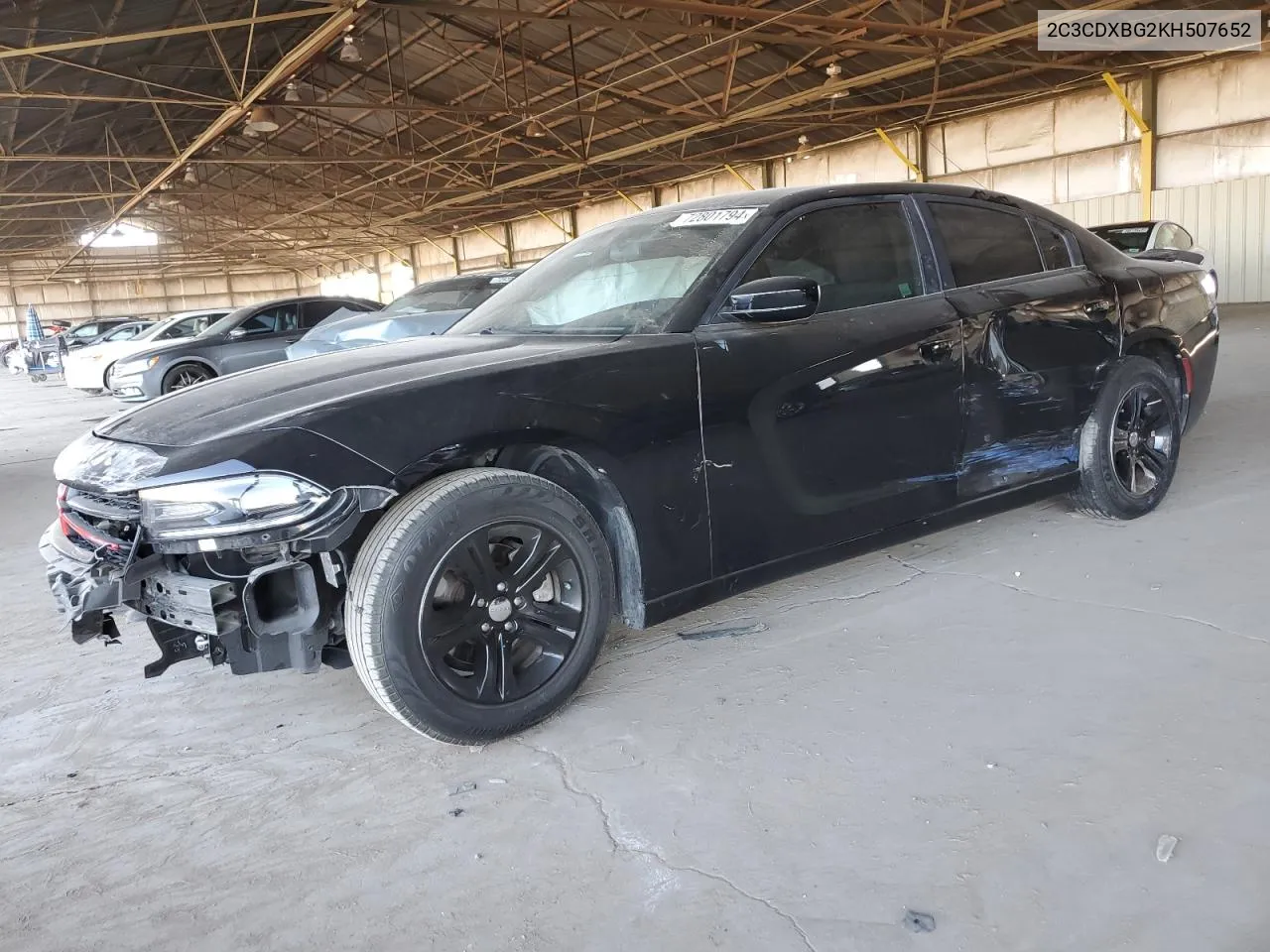 2C3CDXBG2KH507652 2019 Dodge Charger Sxt