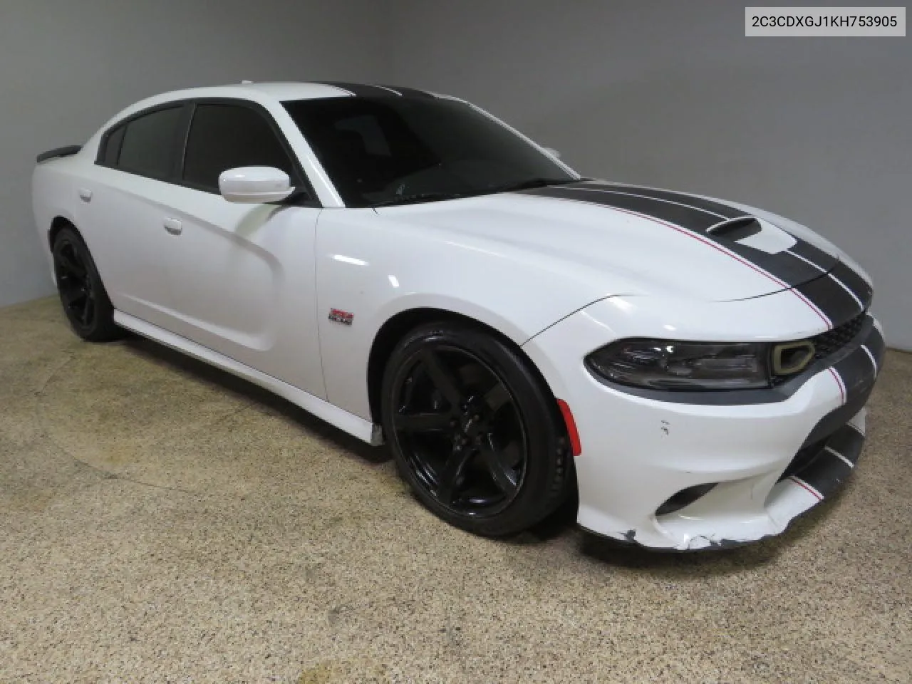 2019 Dodge Charger Scat Pack VIN: 2C3CDXGJ1KH753905 Lot: 72822284