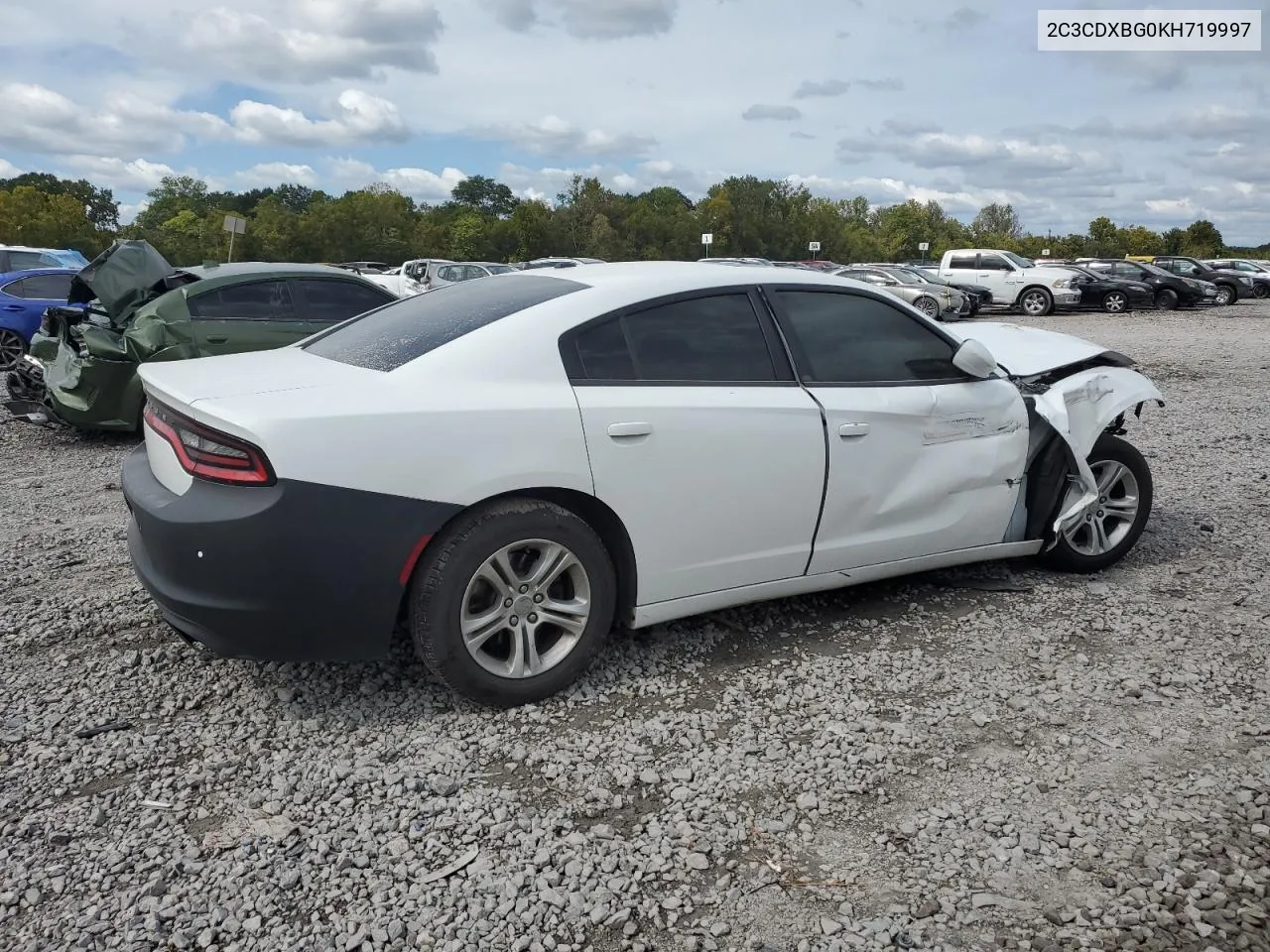 2019 Dodge Charger Sxt VIN: 2C3CDXBG0KH719997 Lot: 73001164