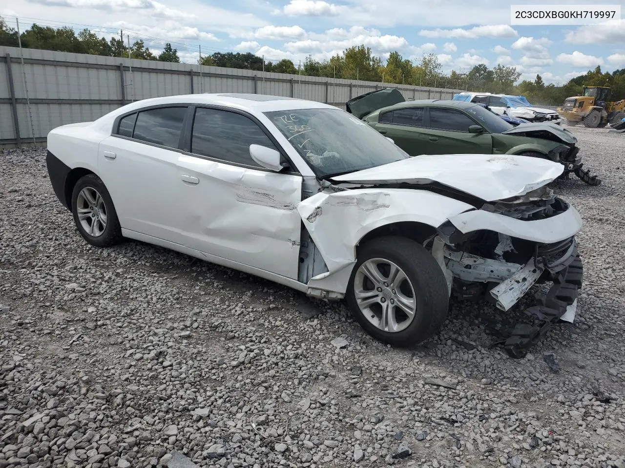 2019 Dodge Charger Sxt VIN: 2C3CDXBG0KH719997 Lot: 73001164