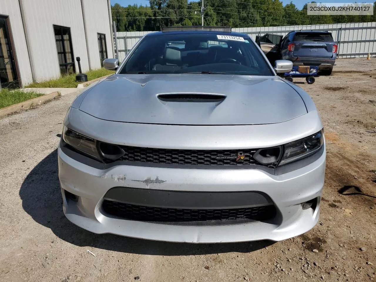 2019 Dodge Charger Scat Pack VIN: 2C3CDXGJ2KH740127 Lot: 73113254