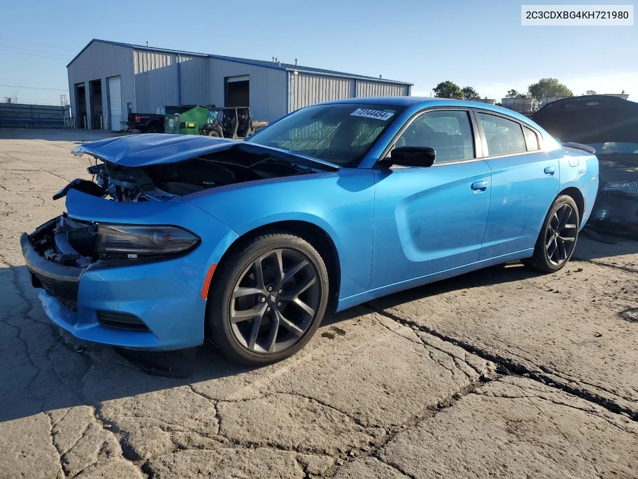 2C3CDXBG4KH721980 2019 Dodge Charger Sxt