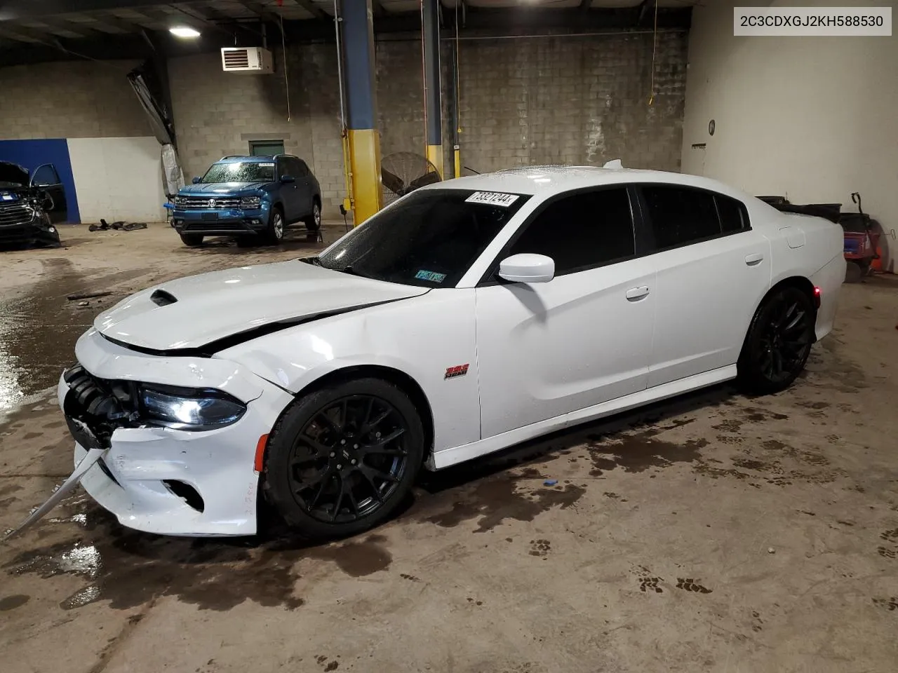 2019 Dodge Charger Scat Pack VIN: 2C3CDXGJ2KH588530 Lot: 73321244