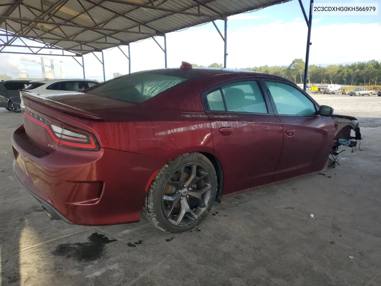 2019 Dodge Charger Gt VIN: 2C3CDXHG0KH566979 Lot: 73405684