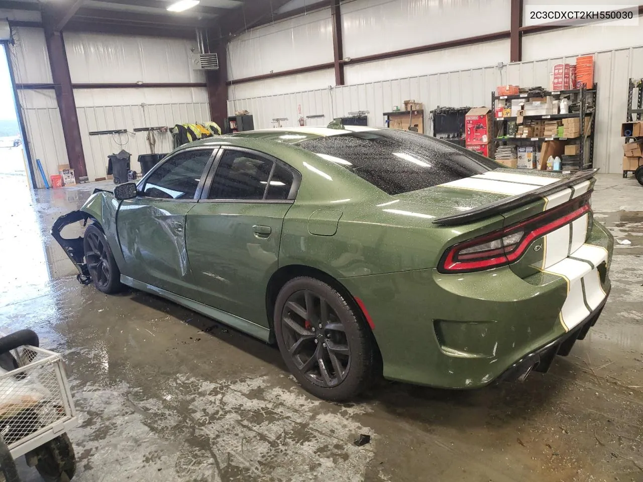 2019 Dodge Charger R/T VIN: 2C3CDXCT2KH550030 Lot: 73472954