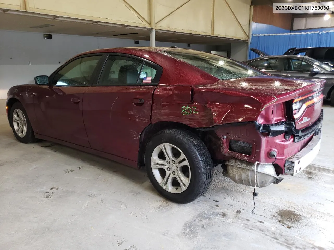 2C3CDXBG1KH753060 2019 Dodge Charger Sxt