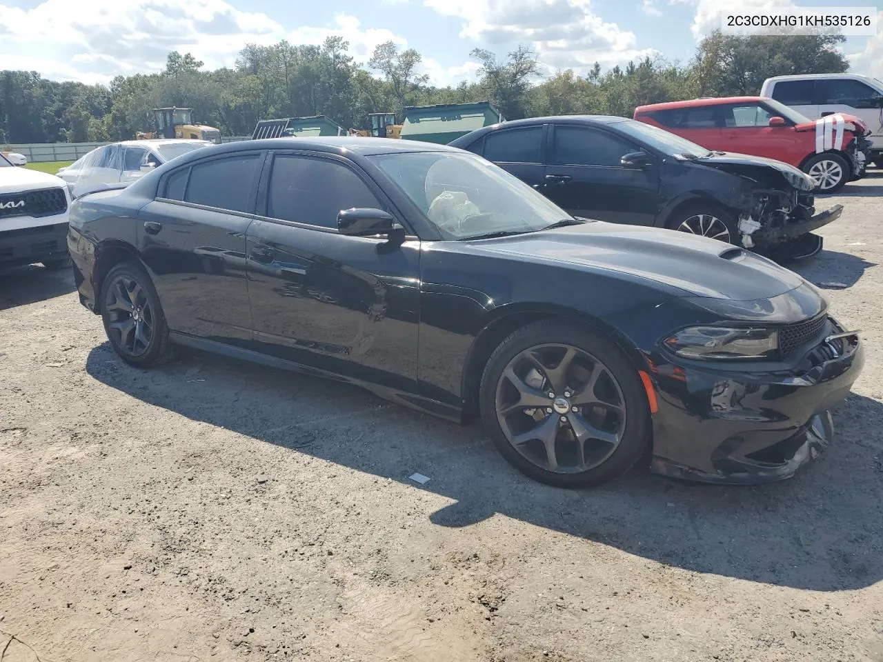 2019 Dodge Charger Gt VIN: 2C3CDXHG1KH535126 Lot: 73816934