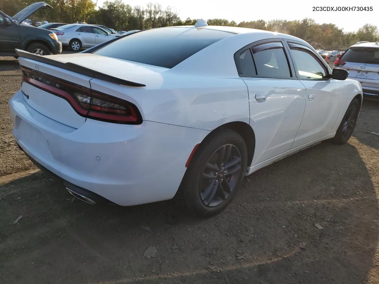 2019 Dodge Charger Sxt VIN: 2C3CDXJG0KH730435 Lot: 74206684