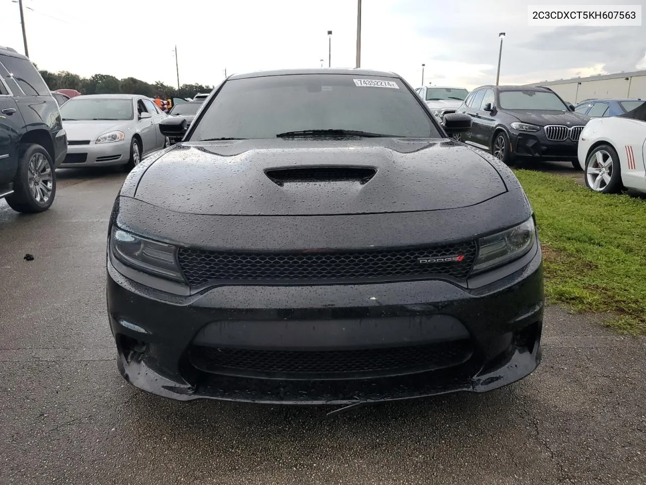 2019 Dodge Charger R/T VIN: 2C3CDXCT5KH607563 Lot: 74352274