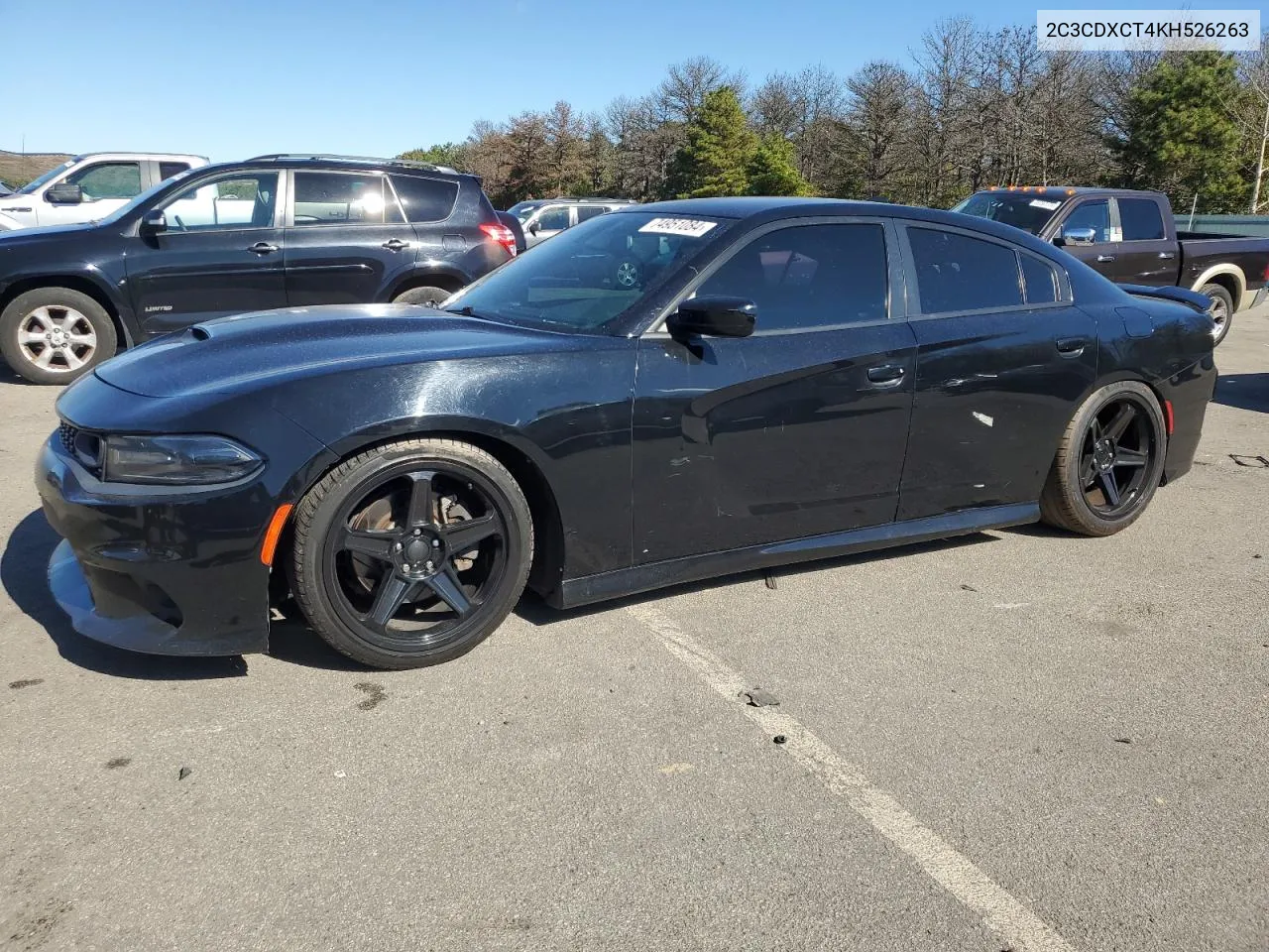 2019 Dodge Charger R/T VIN: 2C3CDXCT4KH526263 Lot: 74951084