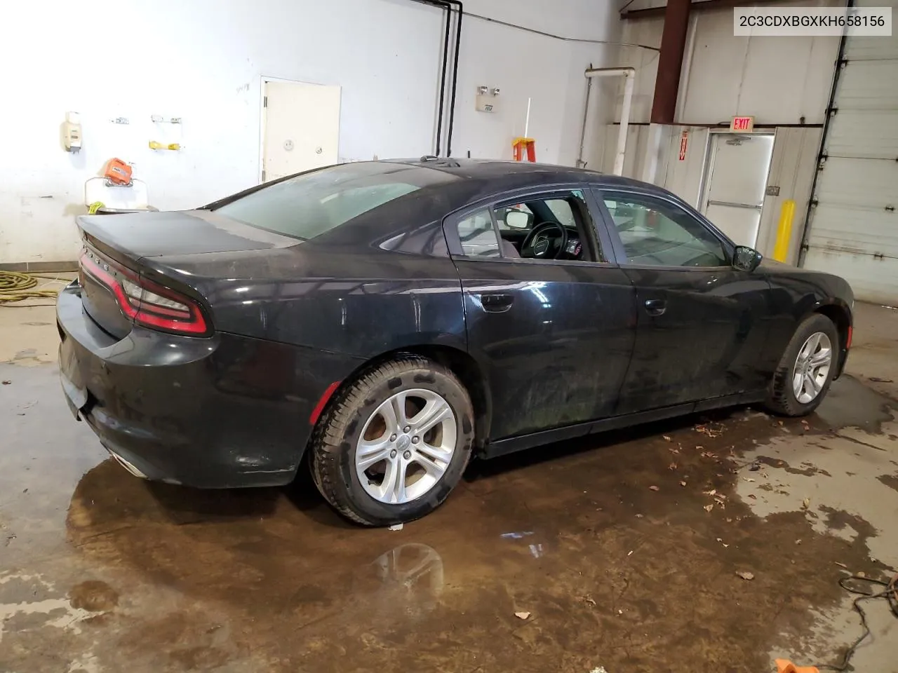 2019 Dodge Charger Sxt VIN: 2C3CDXBGXKH658156 Lot: 74991434