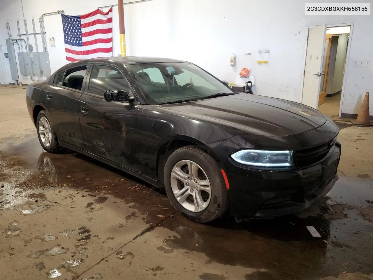 2019 Dodge Charger Sxt VIN: 2C3CDXBGXKH658156 Lot: 74991434