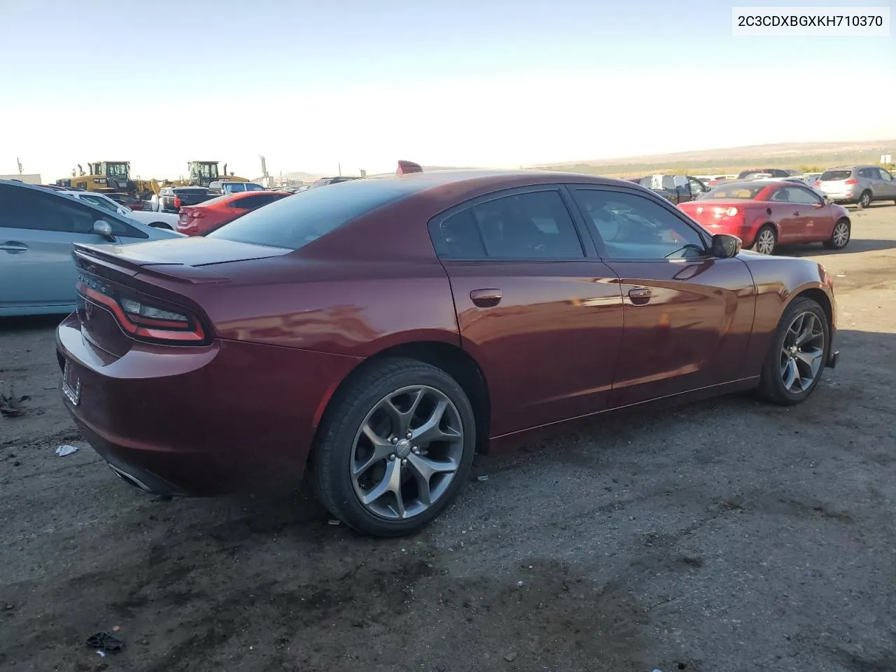 2019 Dodge Charger Sxt VIN: 2C3CDXBGXKH710370 Lot: 75004674