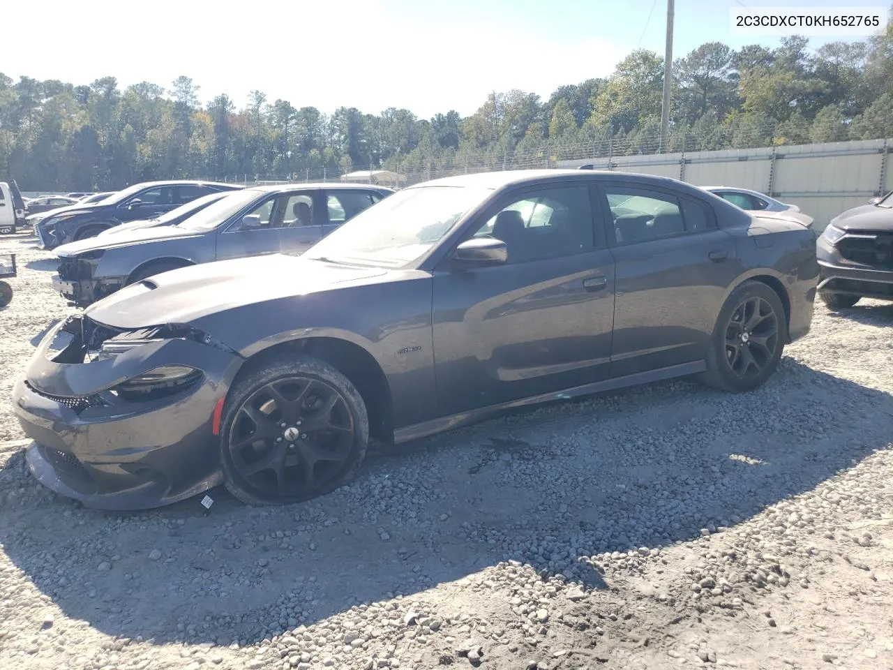 2019 Dodge Charger R/T VIN: 2C3CDXCT0KH652765 Lot: 75472294